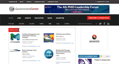Desktop Screenshot of governmentcareer.com.au