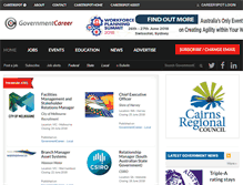 Tablet Screenshot of governmentcareer.com.au